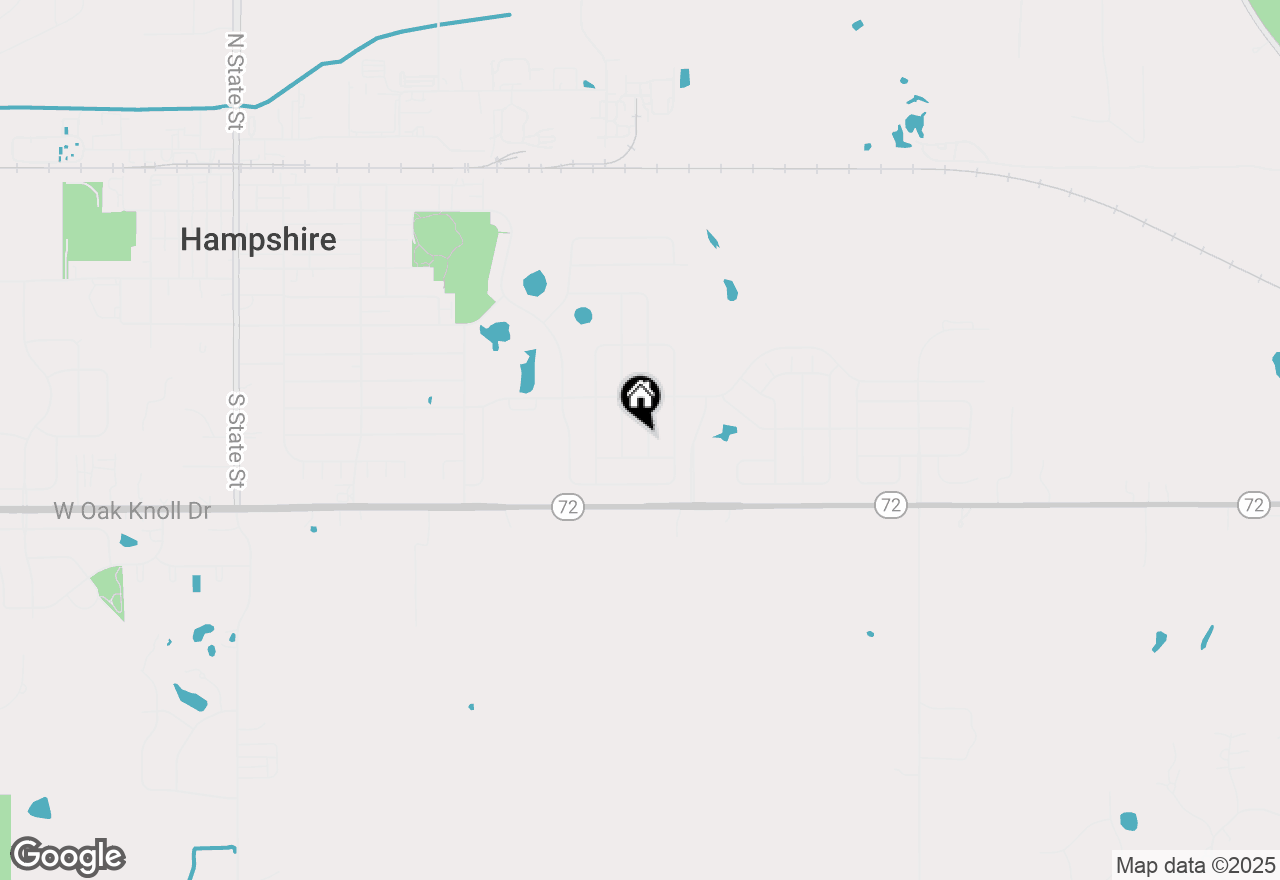 Map of 808 James Drive, Hampshire, IL 60140