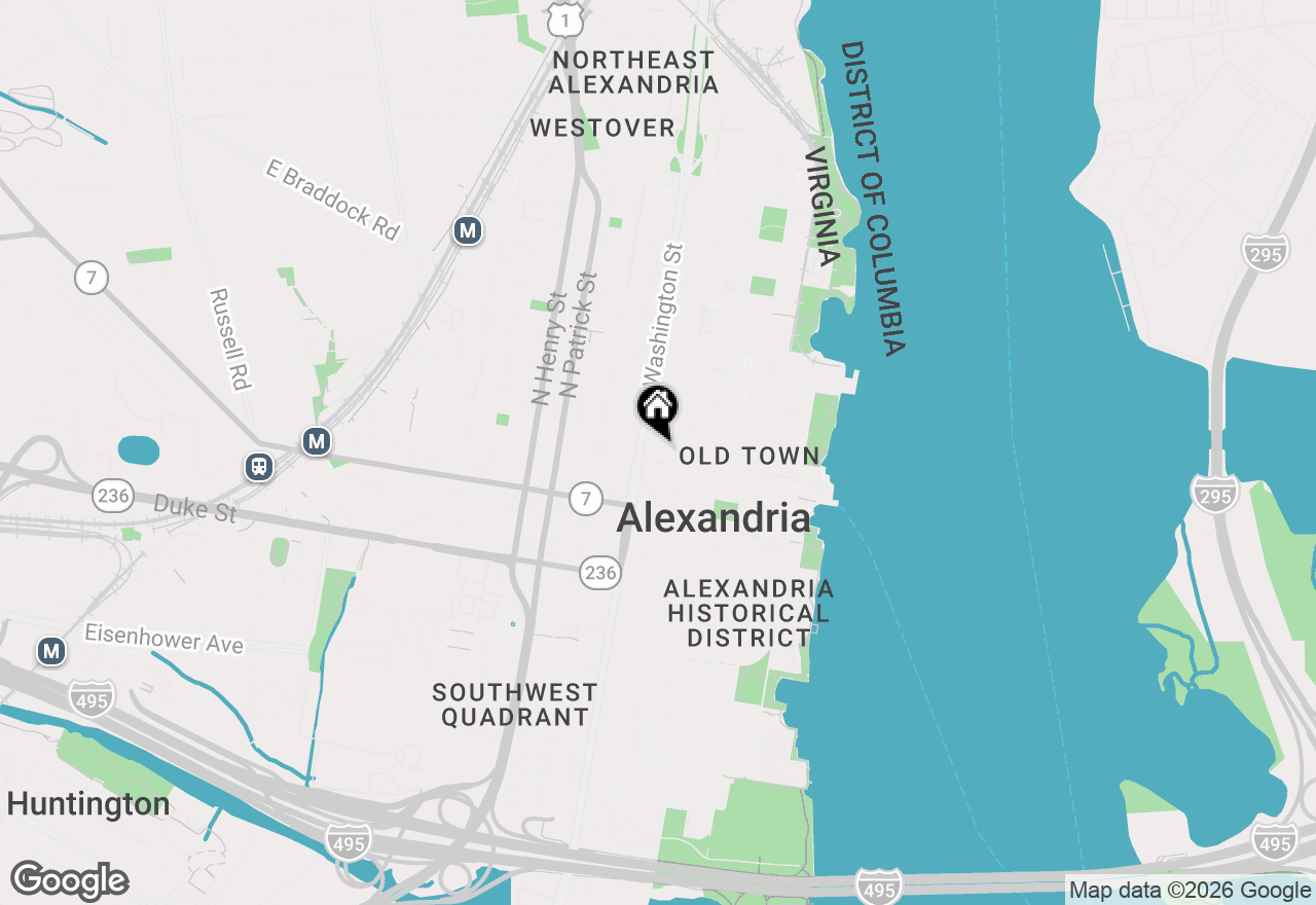 Map of 220 N Saint Asaph Street #A, Alexandria, VA 22314