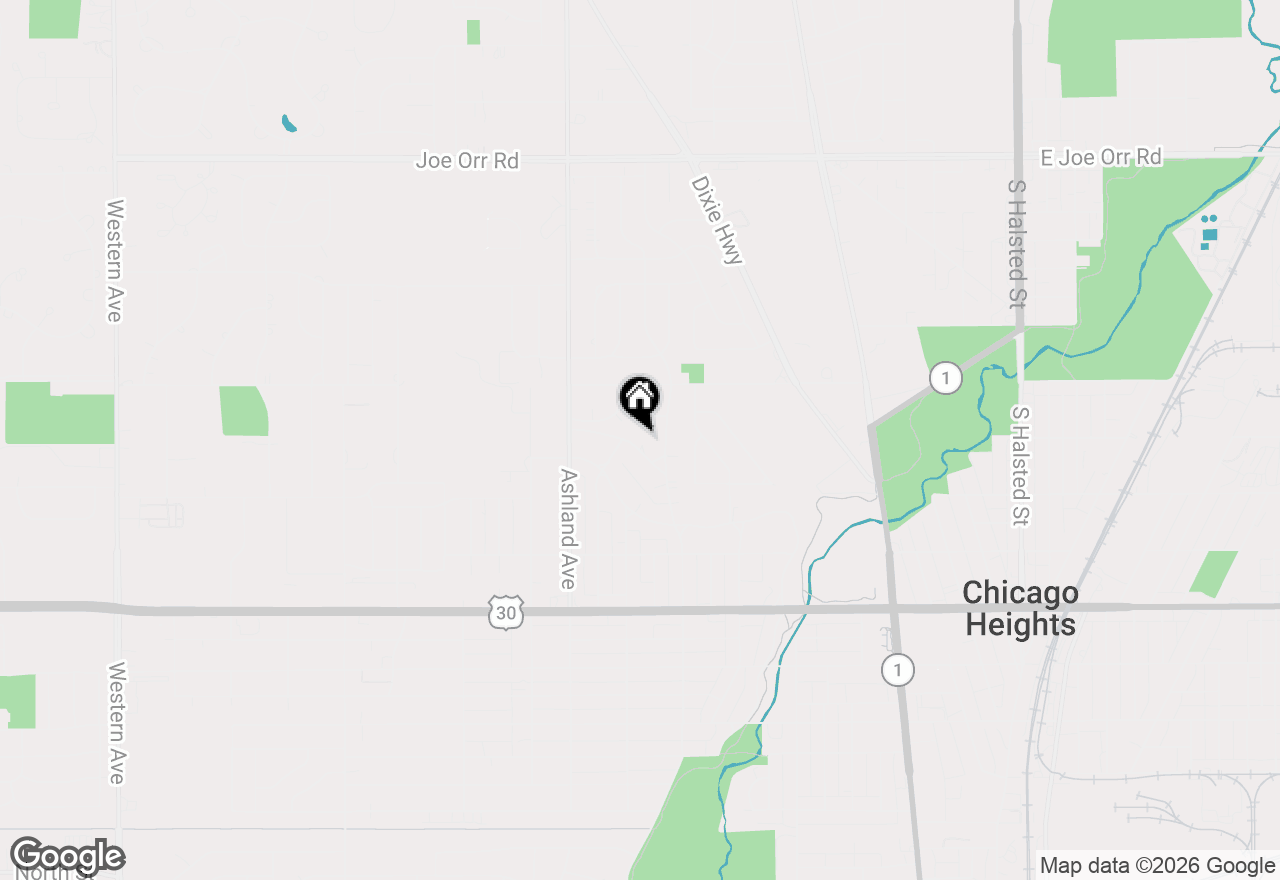 Map of 255 Irving Boulevard, Chicago Heights, IL 60411