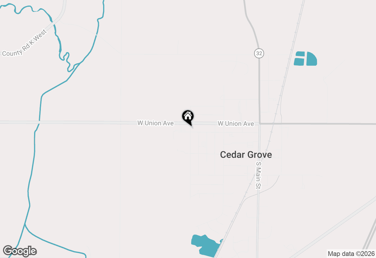 Map of 121 S 6th St, Cedar Grove, WI 53013