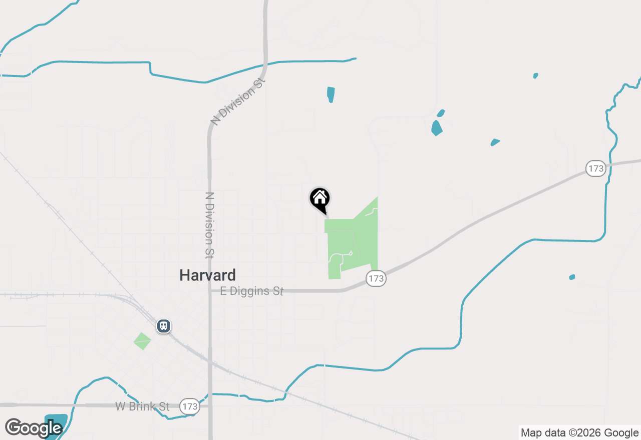 Map of 907 Obrien Street, Harvard, IL 60033
