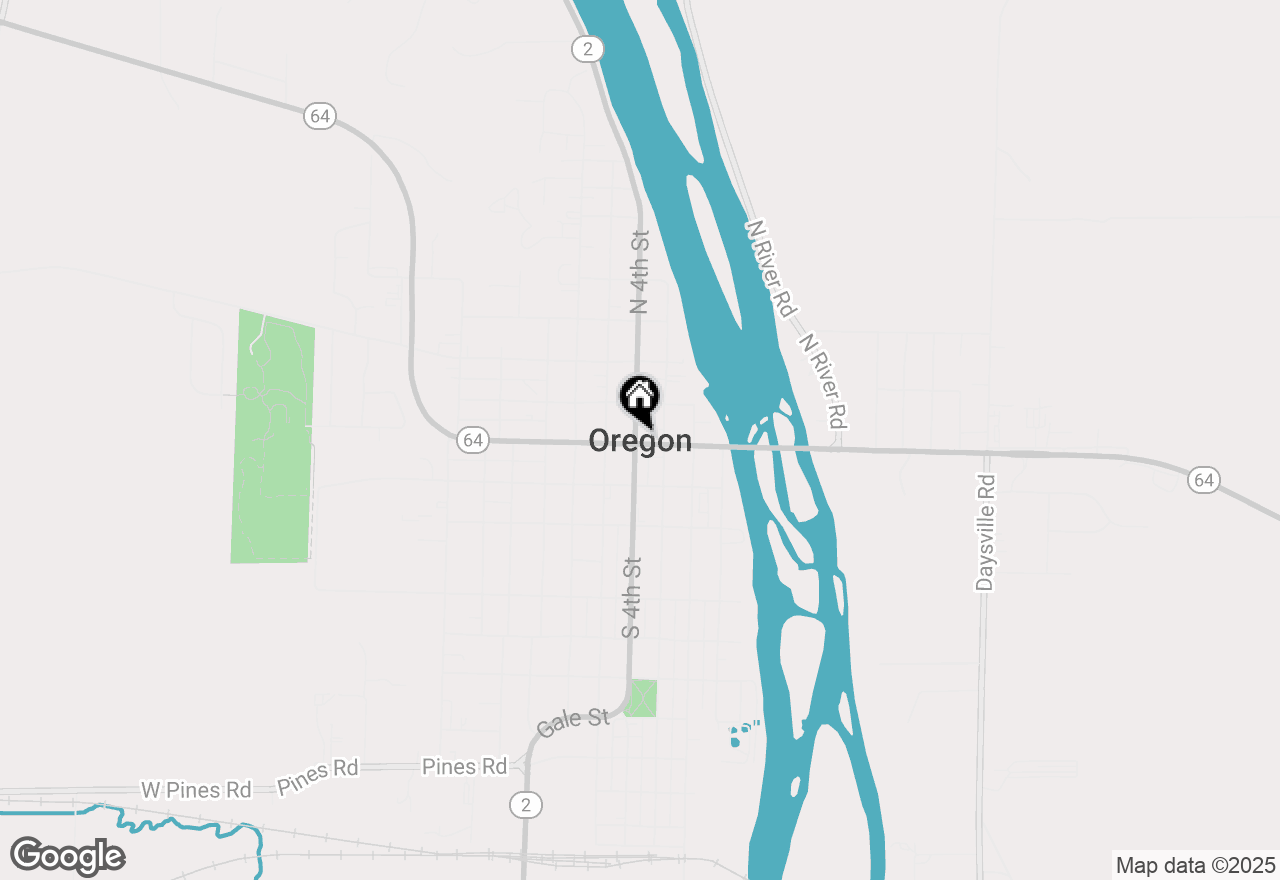 Map of 971 W Devils Backbone Road, Oregon, IL 61061