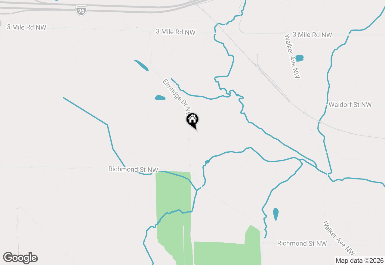 Map of 2220 Elmridge Drive Nw, Grand Rapids, MI 49504