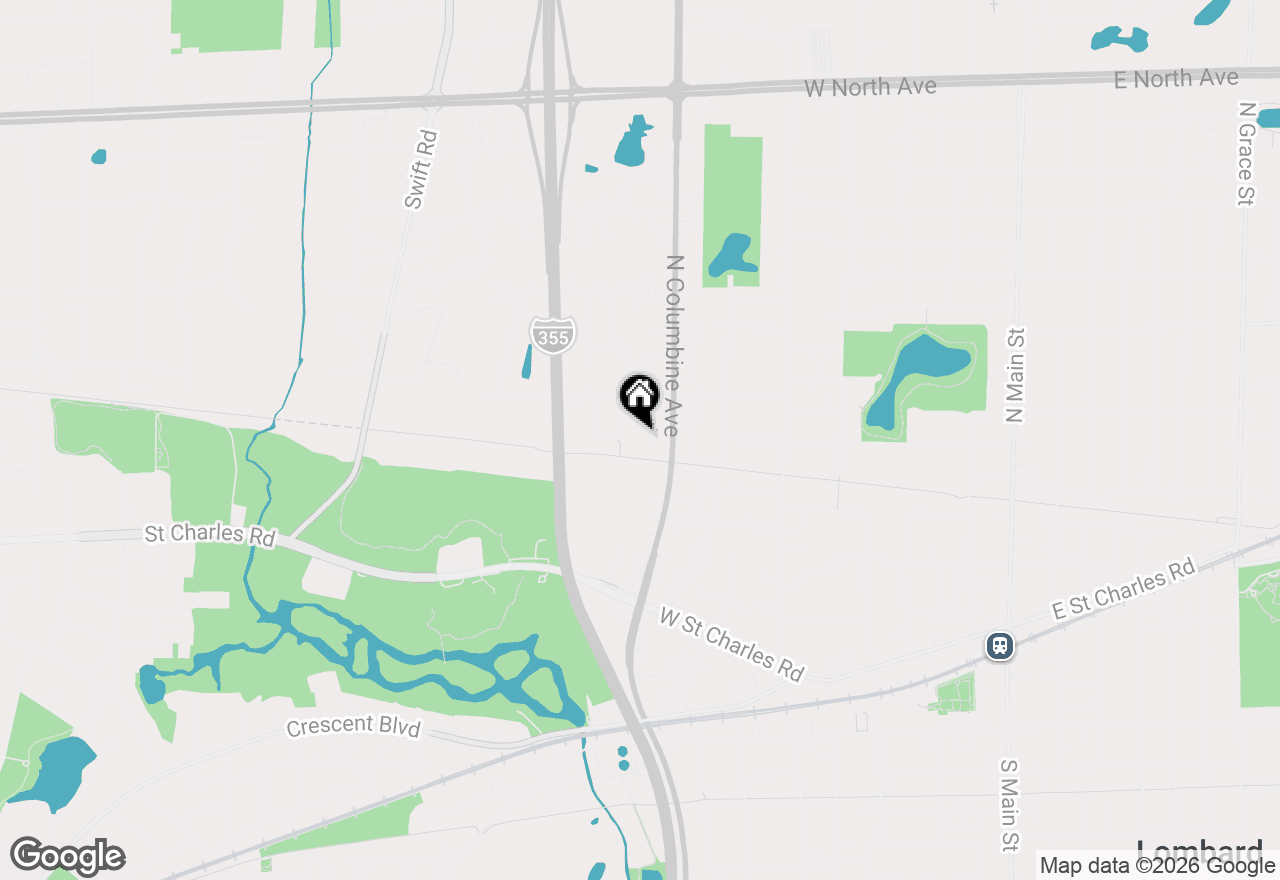 Map of 230 Churchill Court, Lombard, IL 60148