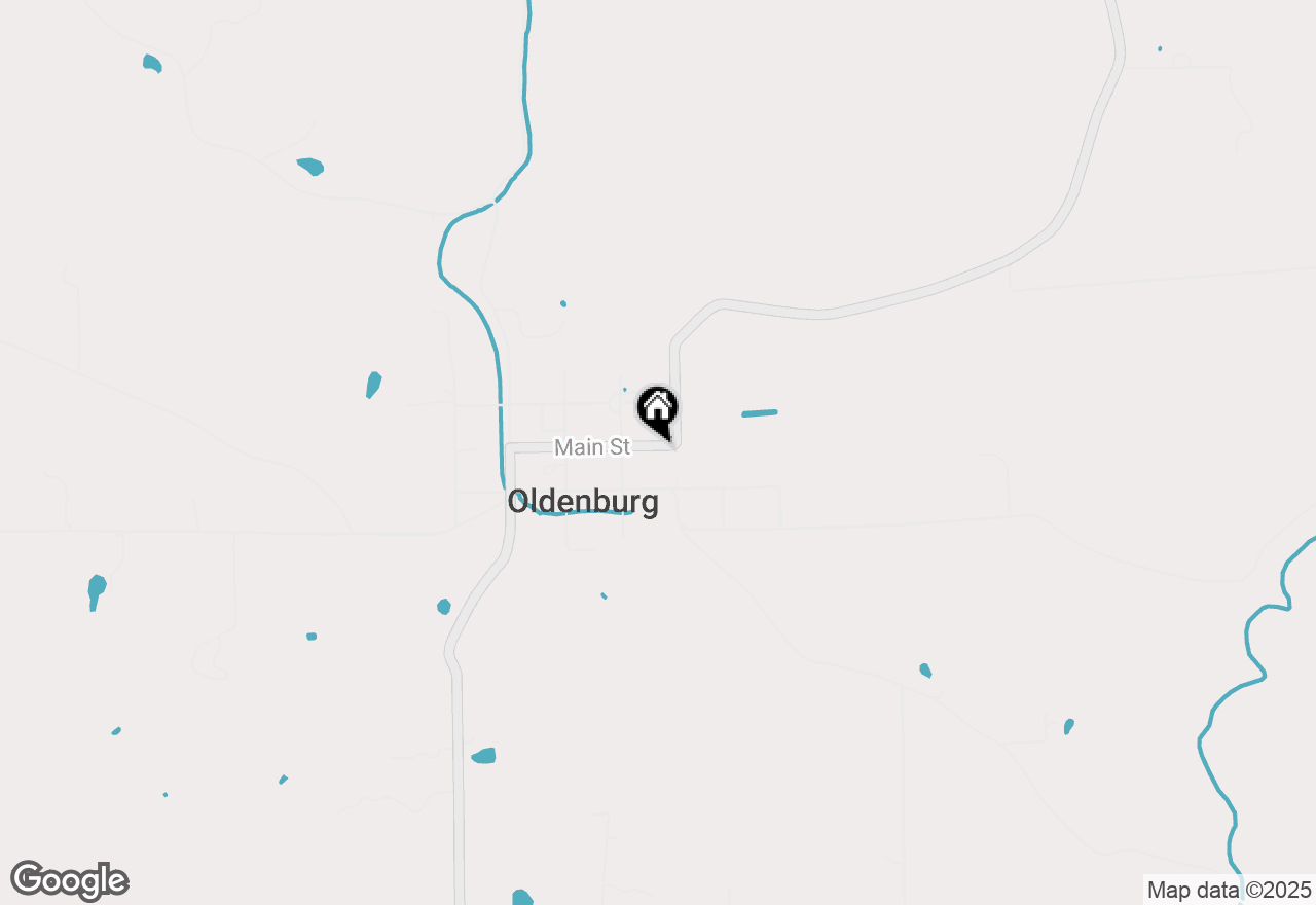 Map of 22120 Main Street, Oldenburg, IN 47036