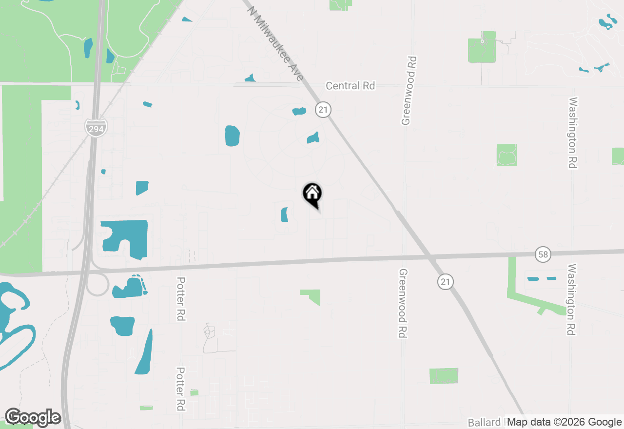 Map of 8928 N Steven Drive #2D, Des Plaines, IL 60016