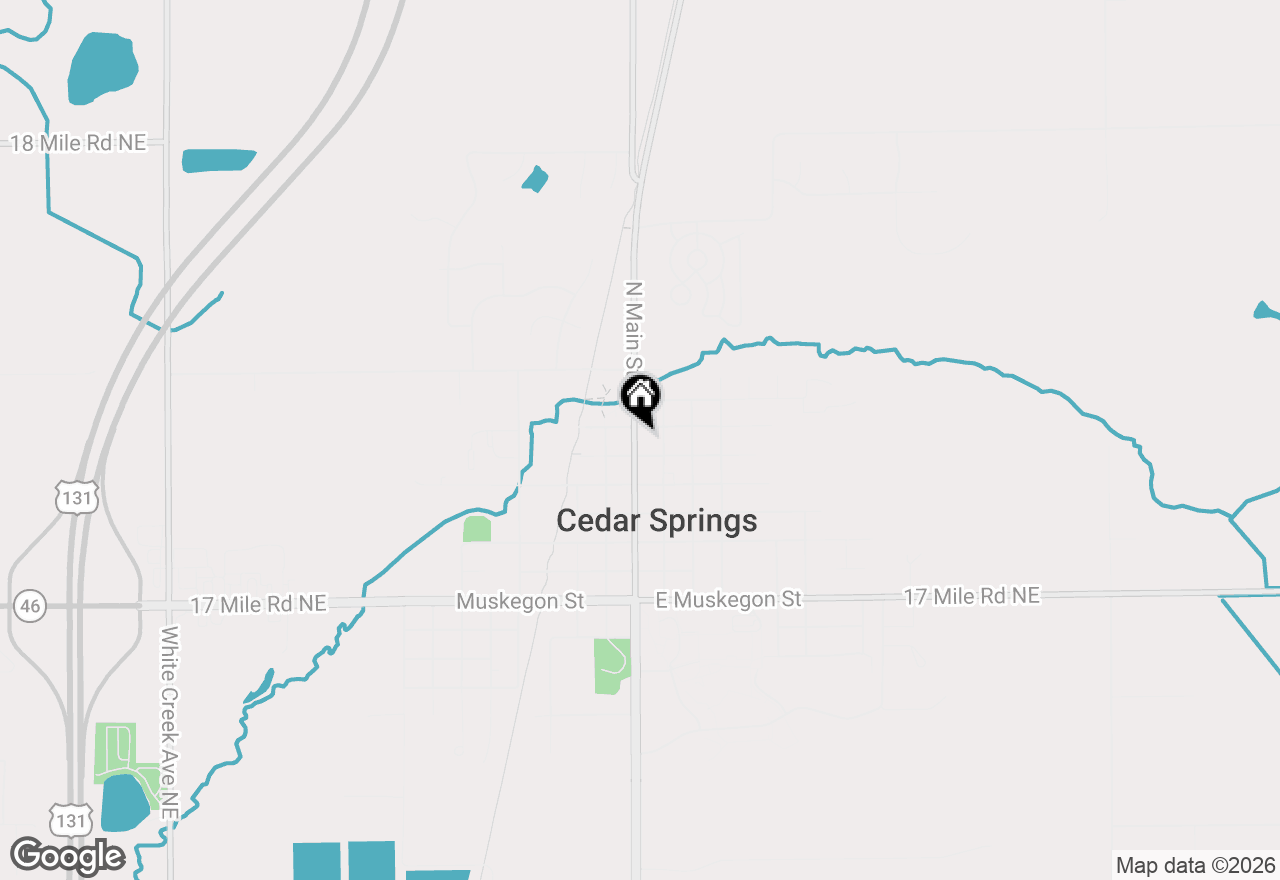 Map of 88 N Main Street, Cedar Springs, MI 49319