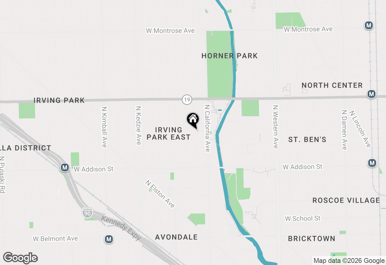 Map of 2854 W Grace Avenue, Chicago, IL 60618