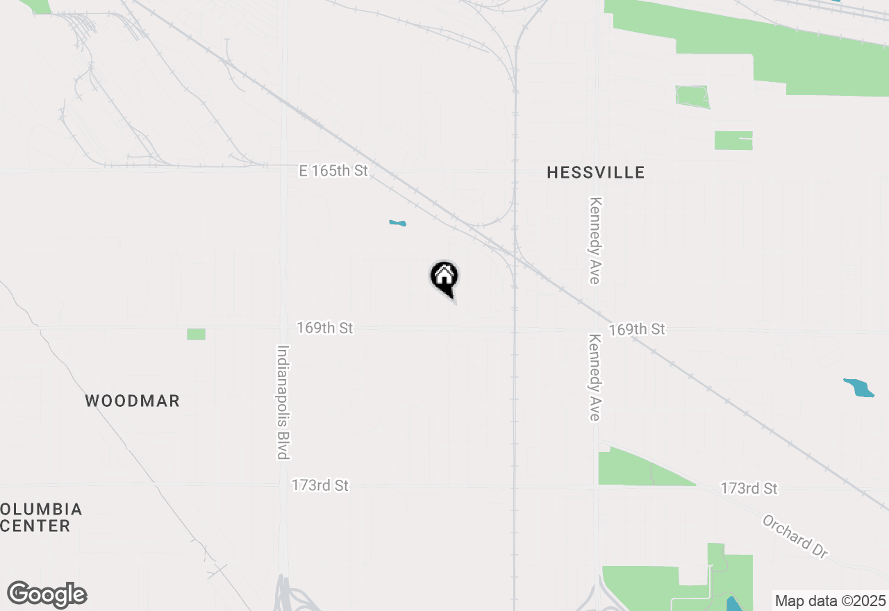 Map of 6823 Wicker Avenue, Hammond, IN 46323