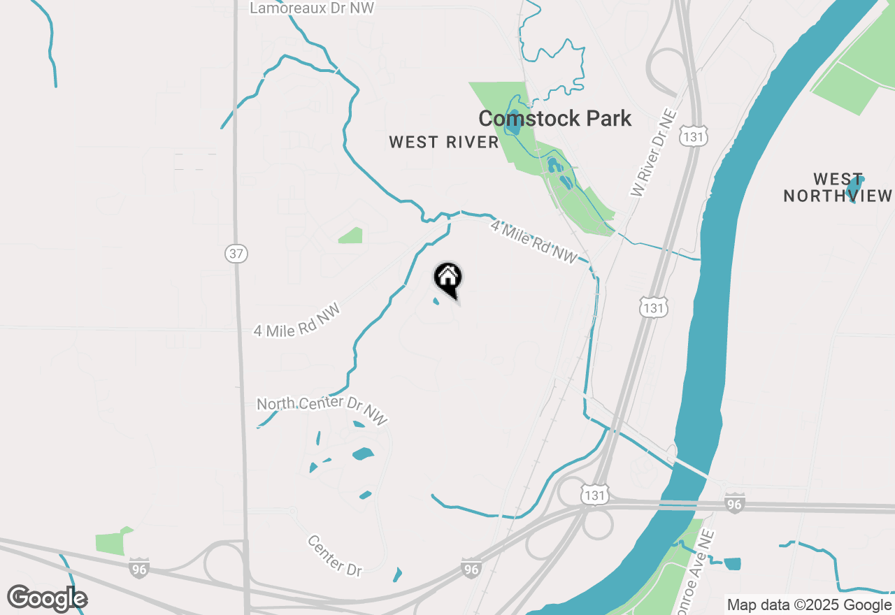 Map of 308 Timber Creek Circle Nw, Comstock Park, MI 49321
