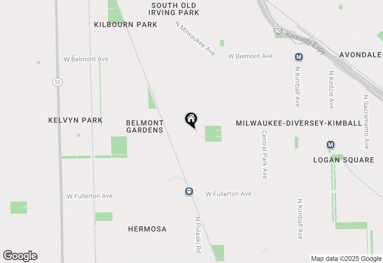 Map of 4014 W Parker Avenue, Chicago, IL 60639