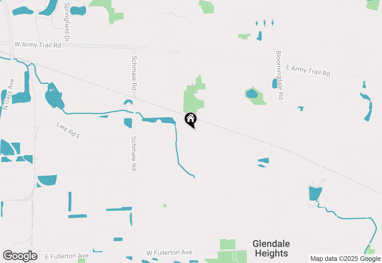 Map of 39 Mill Pond Drive, Glendale Heights, IL 60139