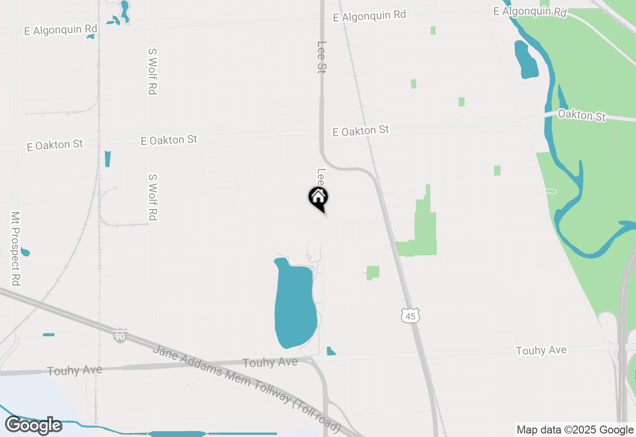 Map of 1906 Lee Street, Des Plaines, IL 60018