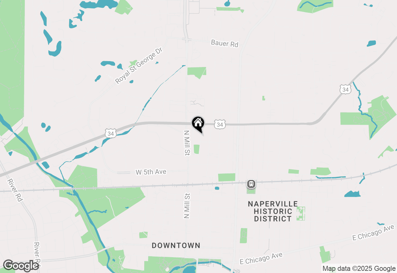 Map of 819 Morningside Drive, Naperville, IL 60563