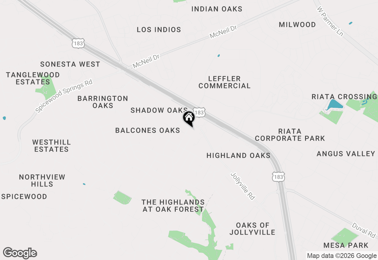 Map of 11901 Oak Knoll Dr #A, Austin, TX 78759