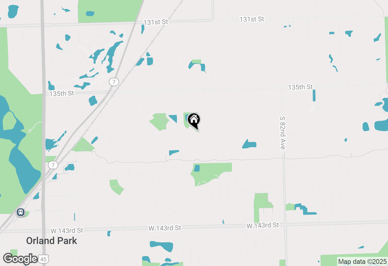 Map of 13729 S 88th Avenue, Orland Park, IL 60462