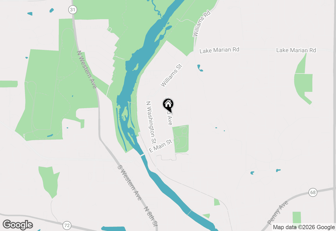 Map of 141 N Lord Avenue, Carpentersville, IL 60110