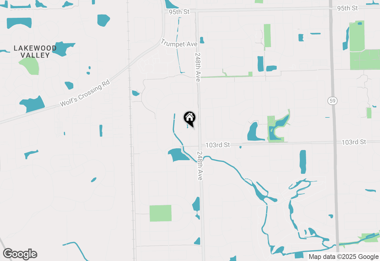 Map of 3907 Nannyberry Street, Naperville, IL 60564