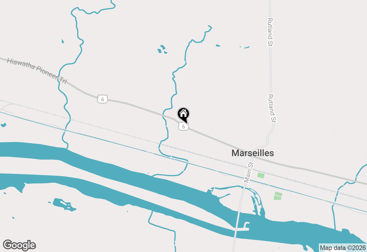 Map of VL Bluff Street, Marseilles, IL 61341
