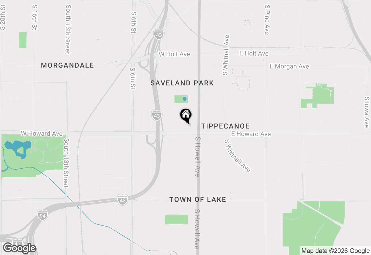 Map of 147 W Tripoli Ave, Milwaukee, WI 53207