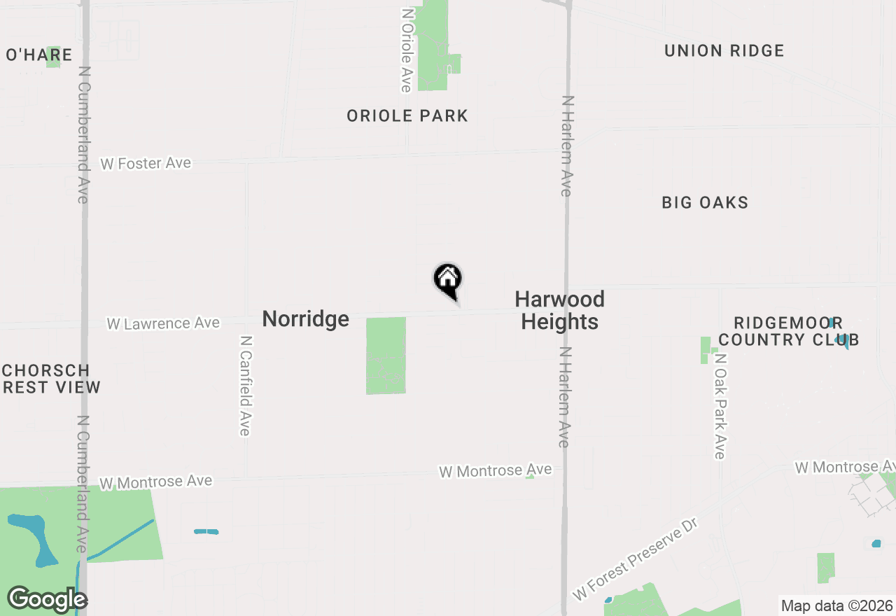 Map of 4811 N Olcott Avenue #516, Harwood Heights, IL 60706