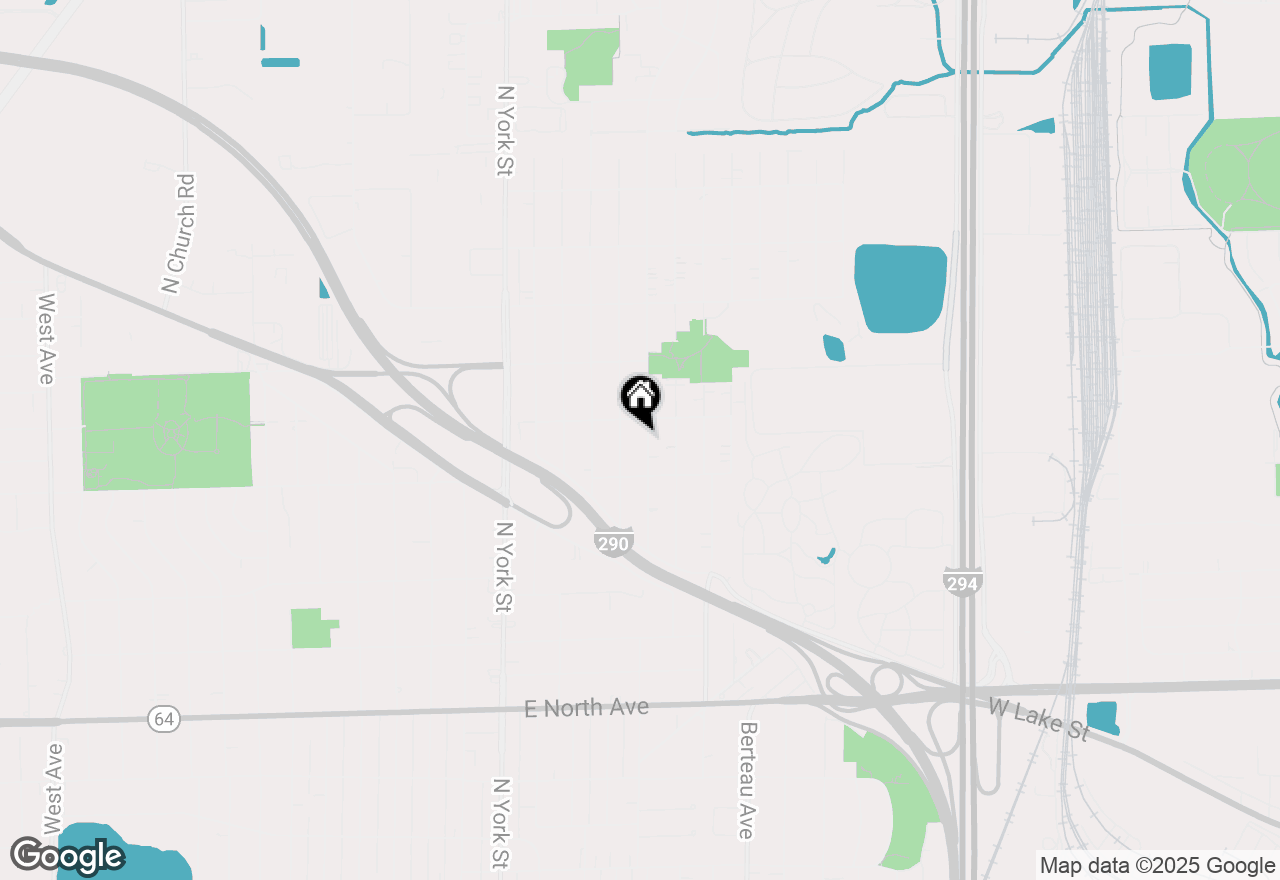 Map of 562 N Van Auken Street, Elmhurst, IL 60126