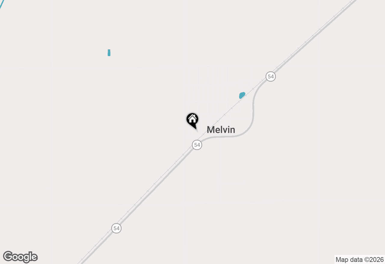 Map of 113 S Thompson Street, Melvin, IL 60952