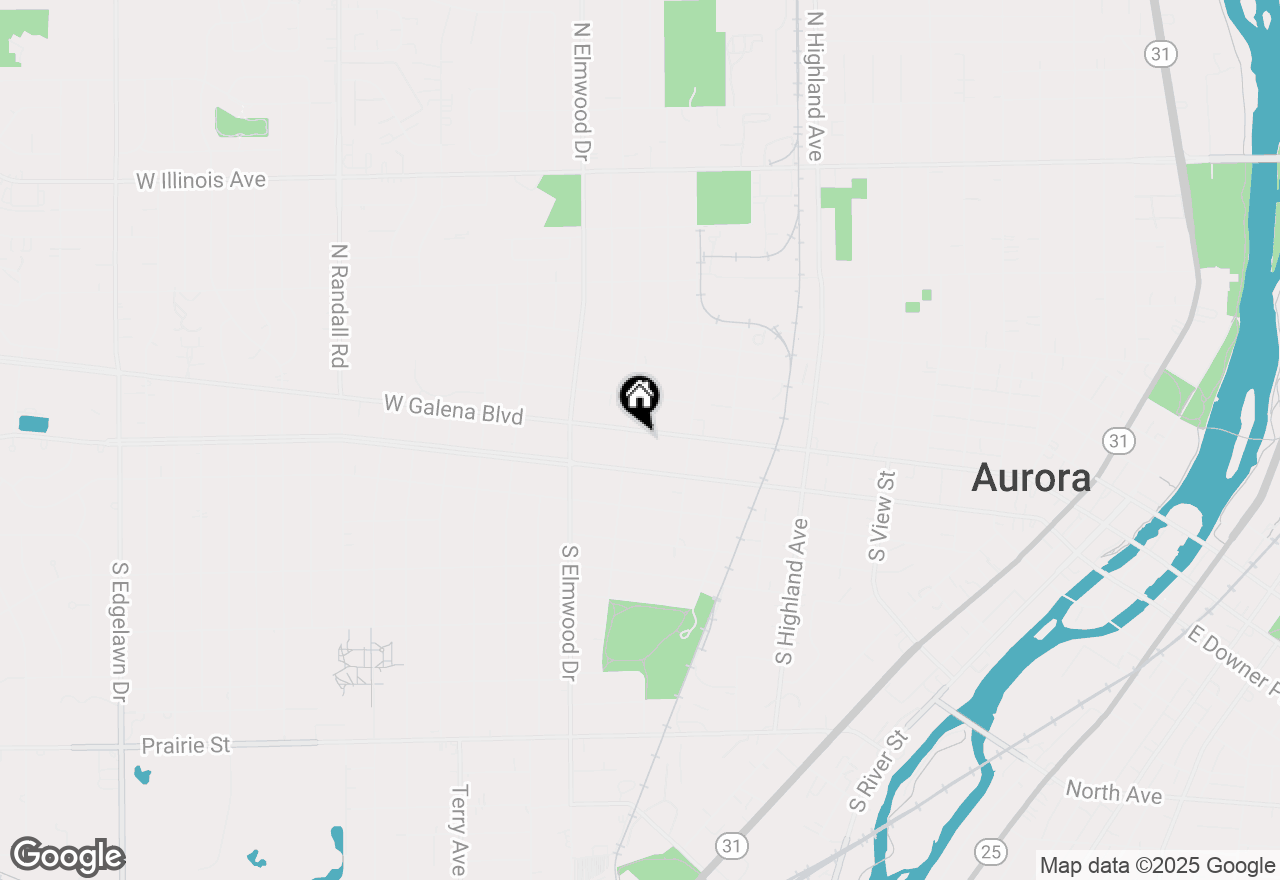 Map of 842 W Galena Boulevard, Aurora, IL 60506