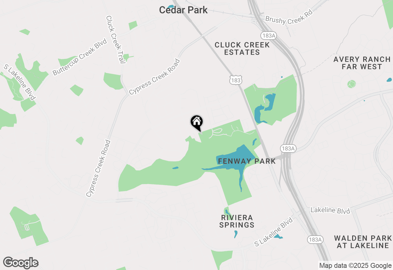 Map of 1604 Avondale Dr, Cedar Park, TX 78613