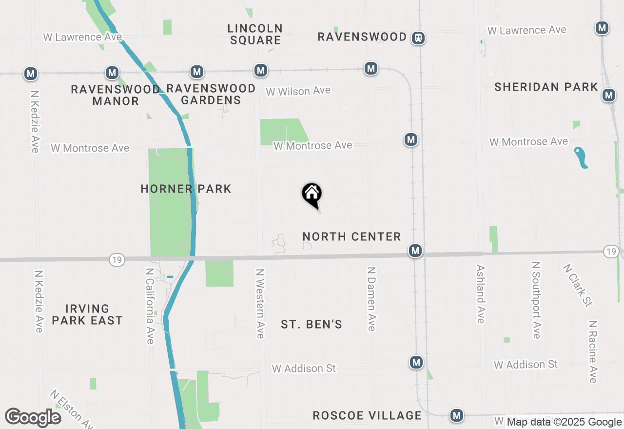 Map of 4130 N Leavitt Street, Chicago, IL 60618