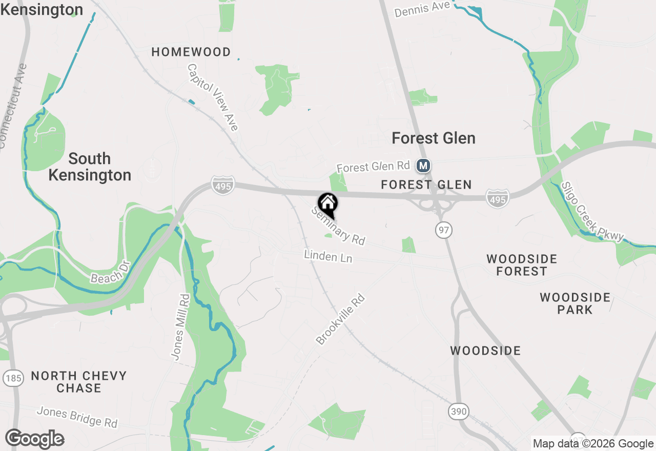 Map of 2408 Seminary Road, Silver Spring, MD 20910