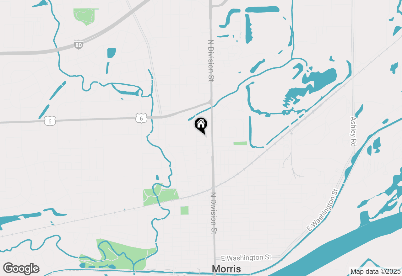 Map of (Address confidential), Morris, Illinois 60450