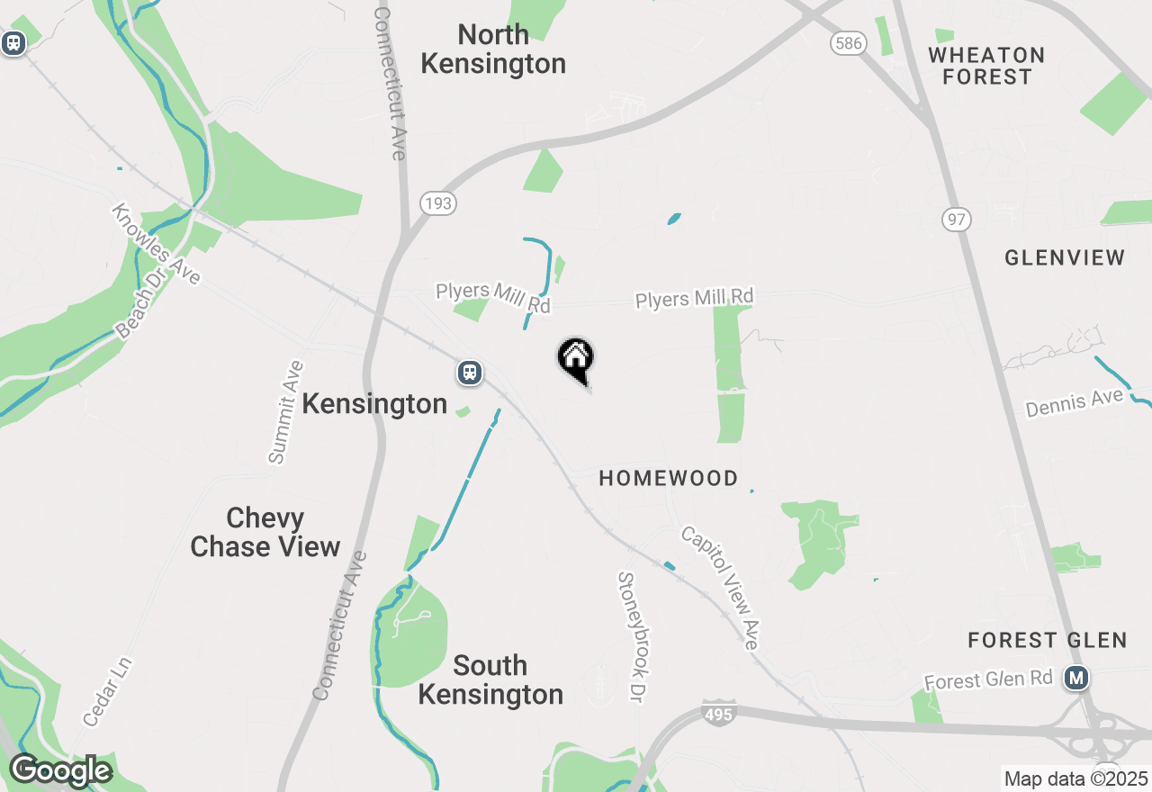 Map of 3303 Fayette Road, Kensington, MD 20895