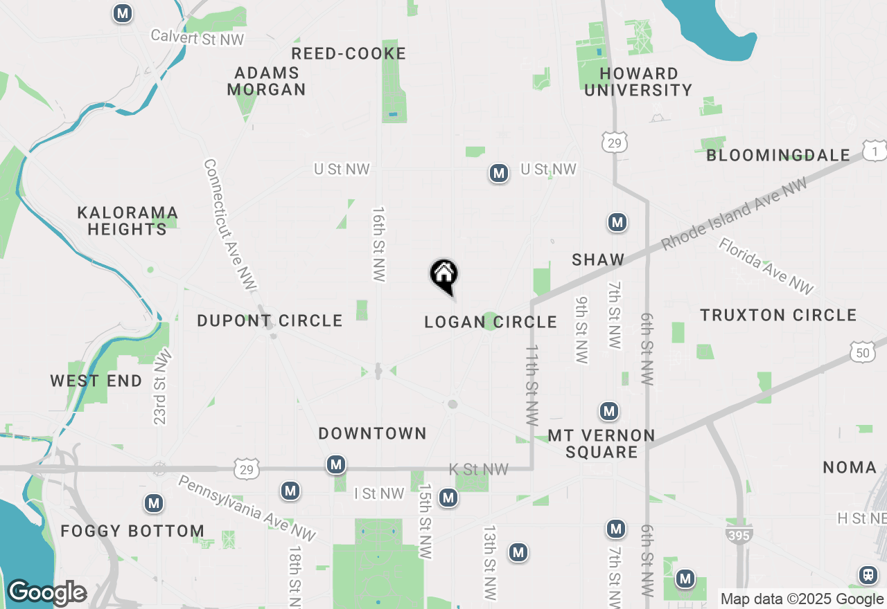 Map of 1401 Church Street Nw #306, Washington, DC 20005