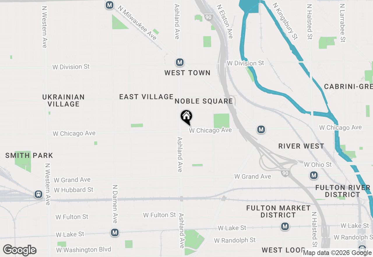 Map of 1536 W Chicago Avenue, Chicago, IL 60642