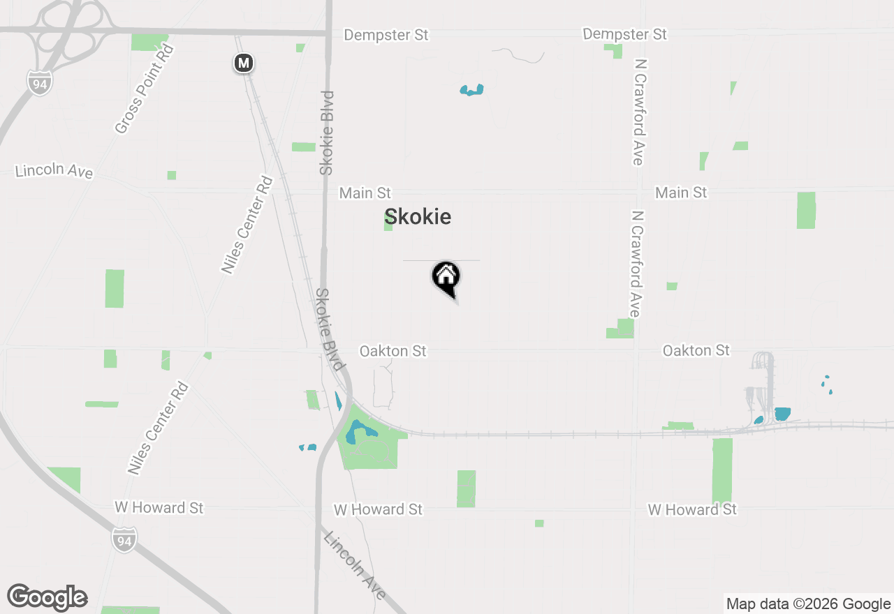 Map of 8101 Kilbourn Avenue, Skokie, IL 60076