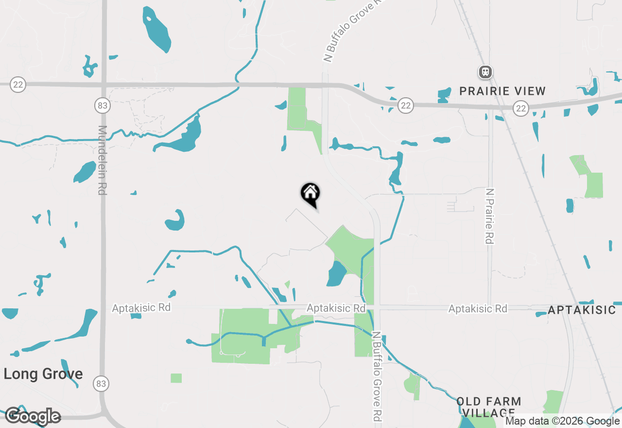 Map of 2116 Birchwood Lane, Buffalo Grove, IL 60089