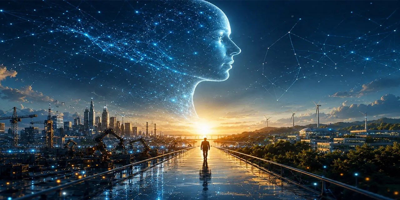 Silicon Valley AI and housing illustration